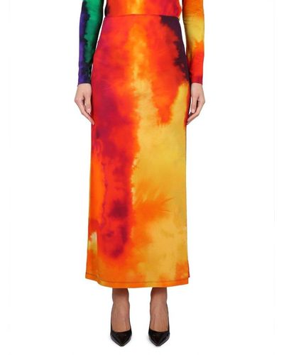Rabanne Multicolor Skirt - Orange