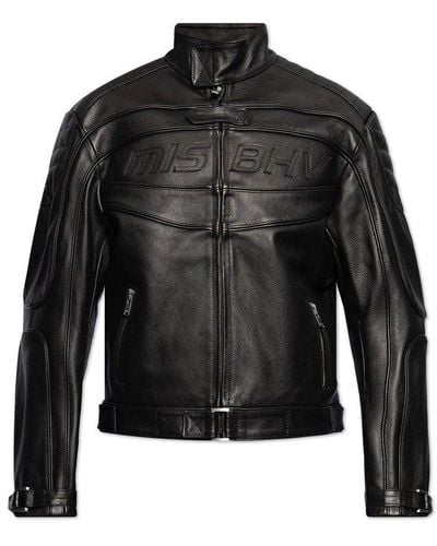 MISBHV Leather Jacket By - Black