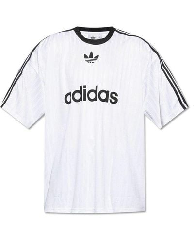 adidas Originals Logo-printed Crewneck T-shirt - White