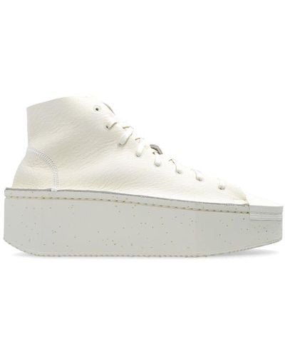 Y-3 Brick Court High-top Sneakers - White