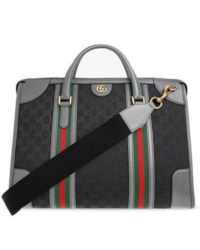 Gucci 'bauletto Large' Duffel Bag - Black