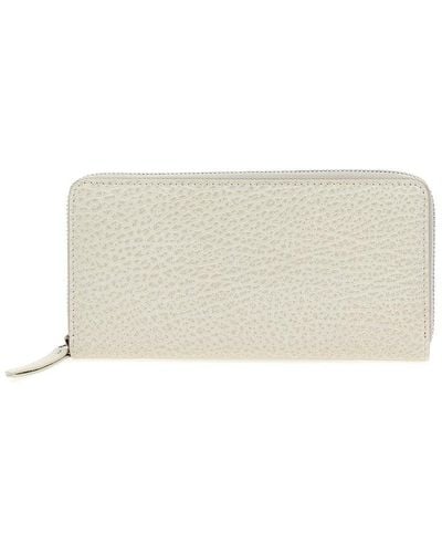 Maison Margiela Stitching Logo Wallet Wallets, Card Holders - White