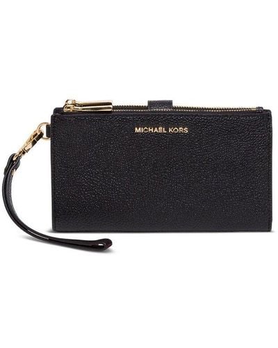 MICHAEL Michael Kors Logo Plaque Zipped Wallet - Grey