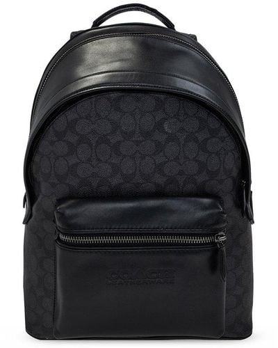 COACH Signature Charter Backpack - Black