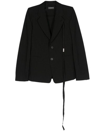 Ann Demeulemeester Button-up Jacket - Black
