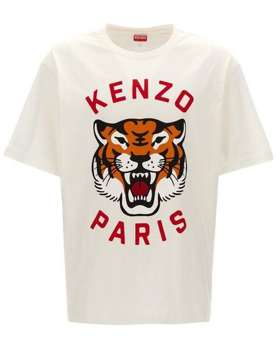 KENZO Lucky Tiger Crewneck T-shirt - White