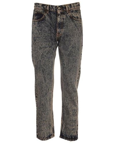 Marni Classic Buttoned Jeans - Gray
