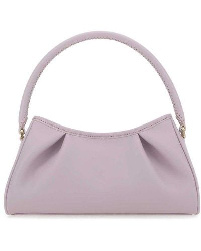 Elleme Small Dimple Shoulder Bag - Purple