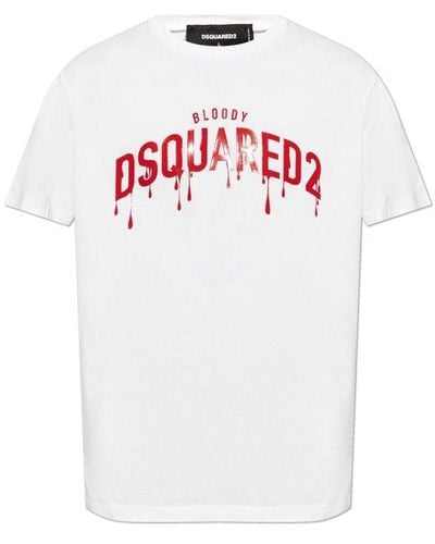 DSquared² Logo-printed Crewneck T-shirt - White