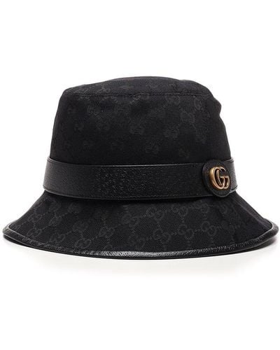 Gucci Double G Bucket Hat - Black