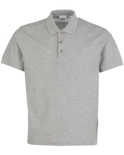 Burberry T-shirts And Polos Grey