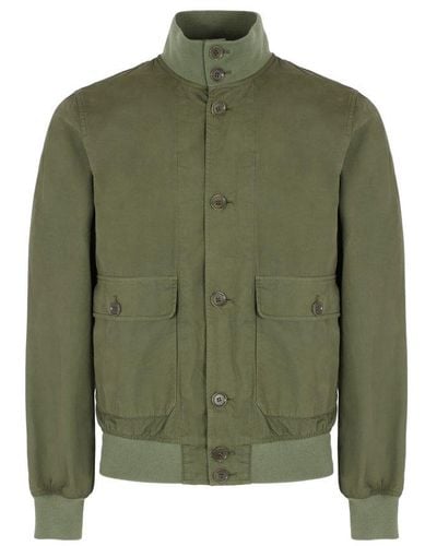 Aspesi Cotton Bomber Jacket - Green