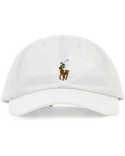 Polo Ralph Lauren Pony Embroidered Baseball Cap - White