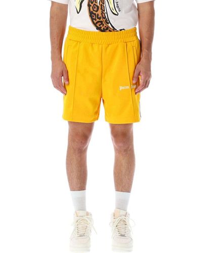 Palm Angels Classic Track Shorts - Yellow