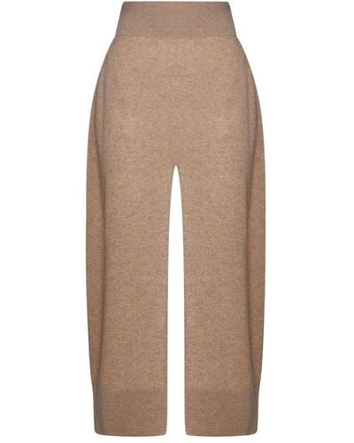 Stella McCartney Slit-detailed Knitted Midi Skirt - Natural