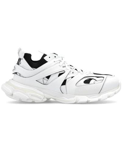 Balenciaga Track Sock Paneled Sneakers - White