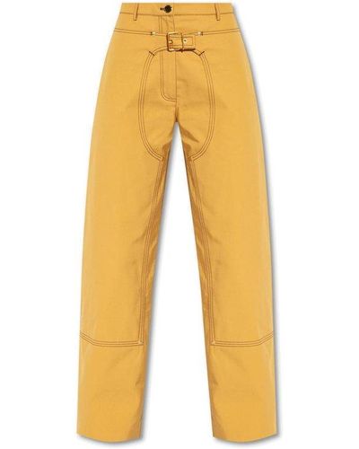 Stella McCartney Cotton Pants - Yellow