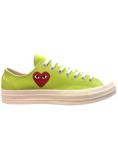 COMME DES GARÇONS PLAY X Converse Spring Low Top Trainers - Green