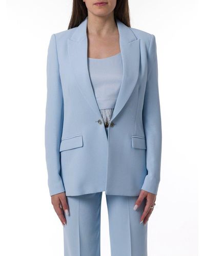 Twin Set Single-breasted Tailored Blazer - Blue