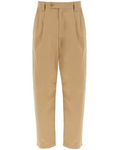 A.P.C. Straight Leg Tailored Trousers - Natural