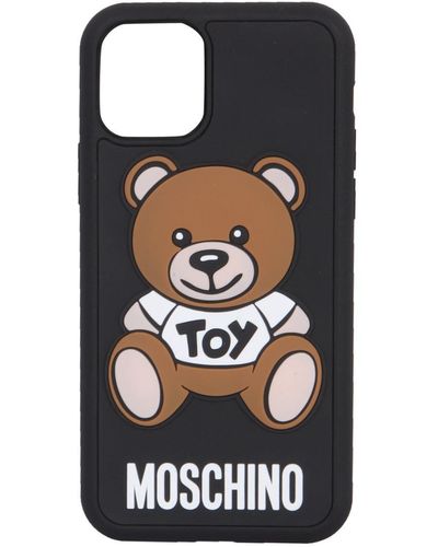 Moschino Iphone 11 Pro Max Cover Unisex - Black
