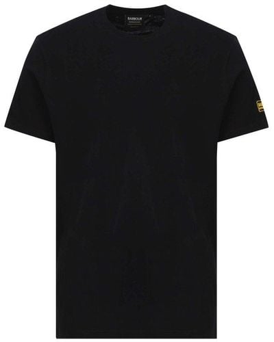 Barbour Short-sleeved Crewneck T-shirt - Black
