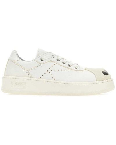 KENZO Low-top Lace-up Sneakers - White
