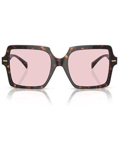 Versace Square Frame Sunglasses - Pink