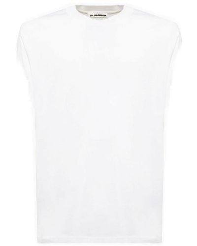 Jil Sander Crewneck Short-sleeved T-shirt - White