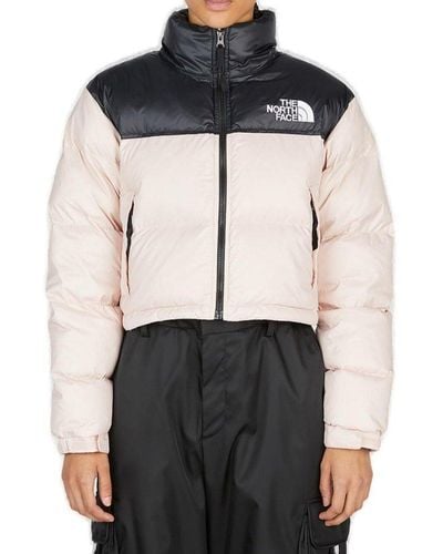 The North Face Nuptse Cropped Down Jacket - Multicolor