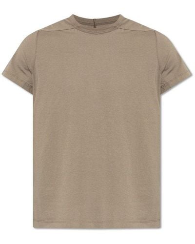 Rick Owens Short-sleeved Crewneck T-shirt - Grey