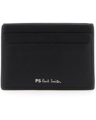 PS by Paul Smith Zebra Motif Cardholder - Black