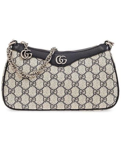 Gucci Ophidia GG Small Handbag - Gray
