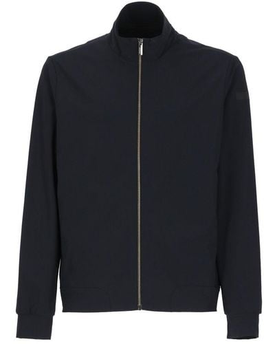 Rrd Long Sleeved High-neck Zipped Jacket - Black