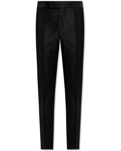 Tom Ford Tapered Trousers - Black