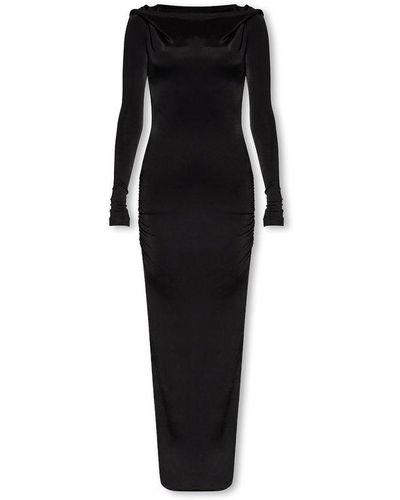 MISBHV ‘Inside A Dark Echo’ Collection Hooded Dress - Black