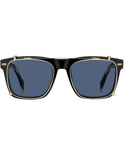 BOSS 1445/cs Square Frame Sunglasses - Black