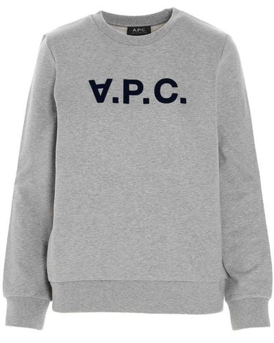 A.P.C. Sweatshirt Logo - Gray