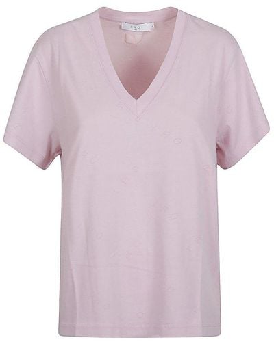 IRO Jolia Cotton T-Shirt - Pink