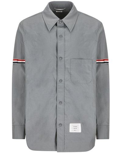 Thom Browne Nylon Shirt - Gray