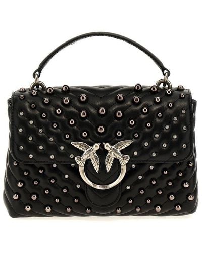 Pinko Mini Lady Love Bag Puff Hand Bags - Black