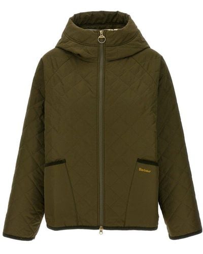 Barbour 'Glamis' Hooded Jacket - Green