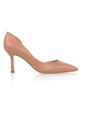 Ninalilou Pointed-top Court Shoes - Pink