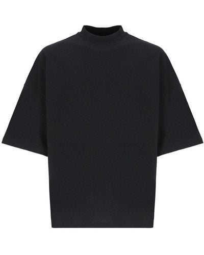 Jil Sander Crewneck Short-sleeved T-shirt - Black