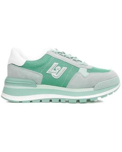 Liu Jo Amazing Lace-up Platform Trainers - Green