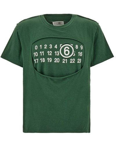 MM6 by Maison Martin Margiela Mm6 T-shirt - Green
