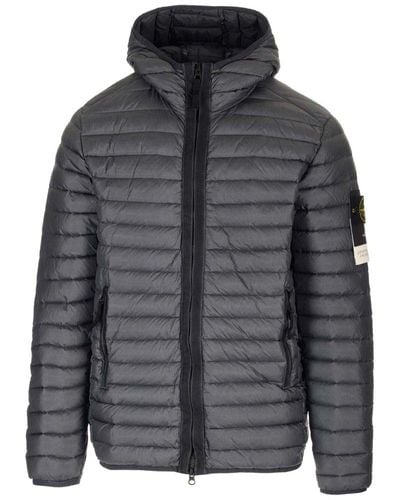 Stone Island Grey Packable Down Jacket