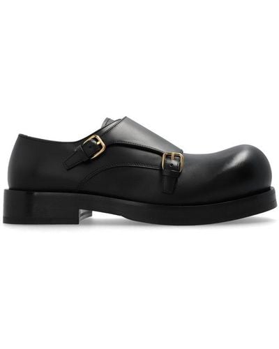Bottega Veneta Helium Monk Strap Shoes - Black