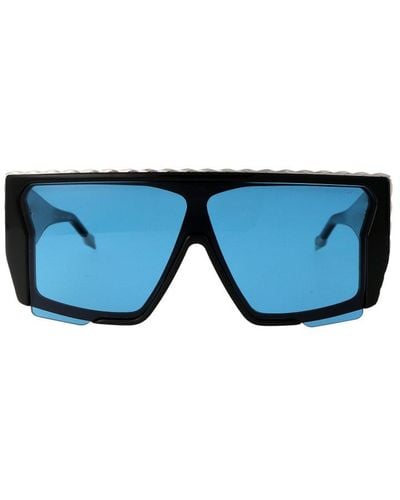 Dita Eyewear Oversized Square Framed Sunglasses - Blue