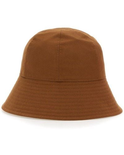 Jil Sander Pull-on Bucket Hat - Brown